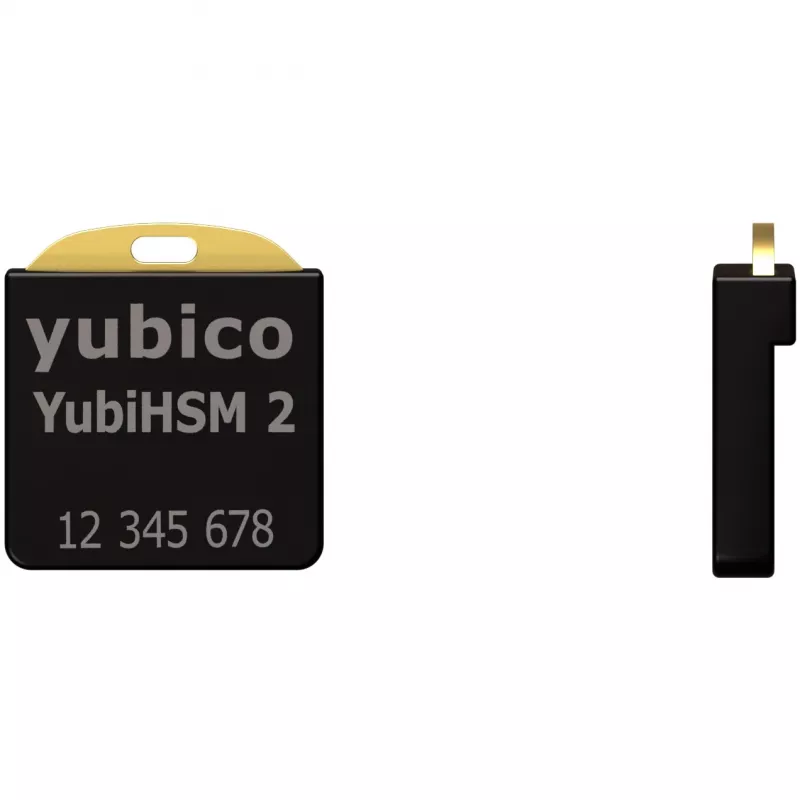 YubiHSM 2 v2.4 aparatinės įrangos saugumo modulis USB-A juodas 12 mm x 13 mm x 3,1 mm