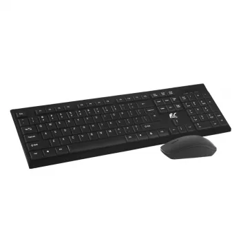 Belaidis klaviatūros ir pelės rinkinys NanoRS RS580 su ergonomišku dizainu