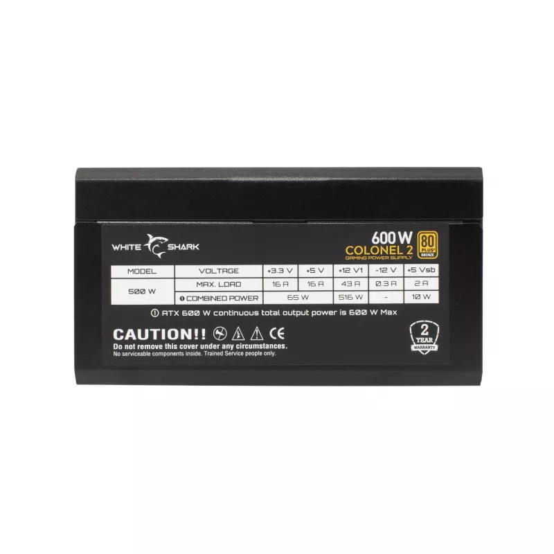 Maitinimo blokas White Shark GPSU-B600S Colonel-2 600W