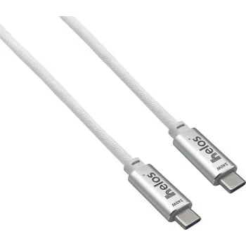 USB Type-C laidas helos 372343, 40 Gbps, 240 W, 2,0 m, pilkas