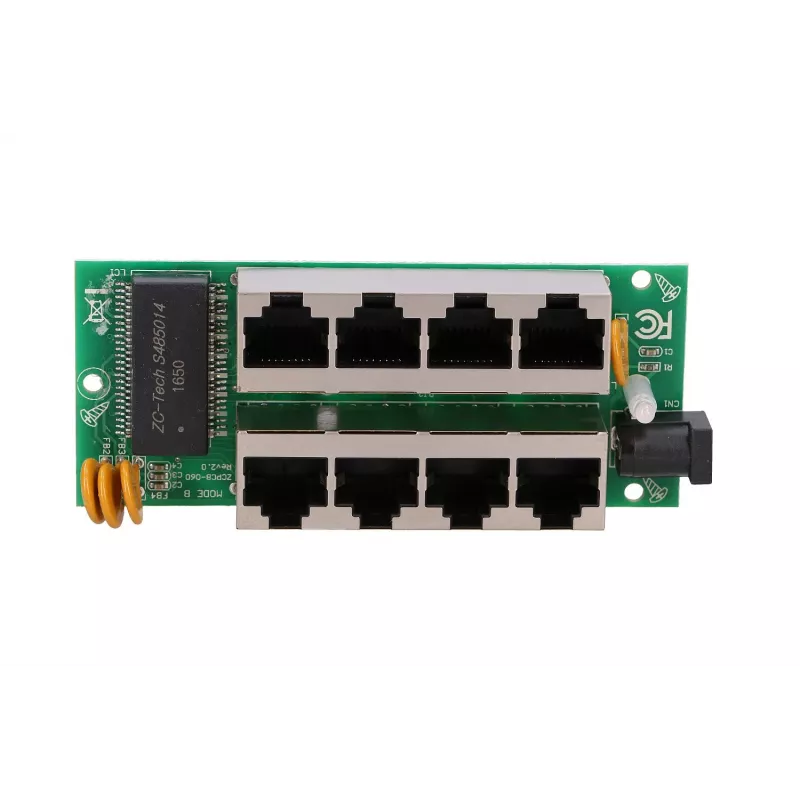 PoE įpurškiklis Extralink Gigabit 4 prievadai, 4x 1000Mb/s RJ45, 48V, mėlynas/juodas