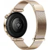 Išmanusis laikrodis HUAWEI WATCH GT5 41 mm – 1,32 colio AMOLED ekranas, 466×466, 323 mAh, nerūdijančio plieno korpusas, auksinė apyrankė