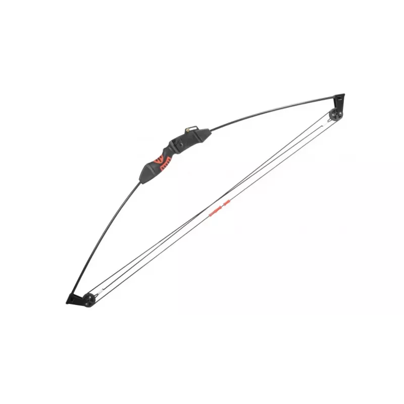 Lankas compound POE LANG EK Chameleon Black, aliuminis, 930 mm, 10–15 lb, 22 colių virvė, su 2 strėlėmis ir priedais