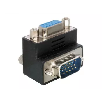 Delock Adapter VGA kištukas / lizdas 90° kampu (65171)