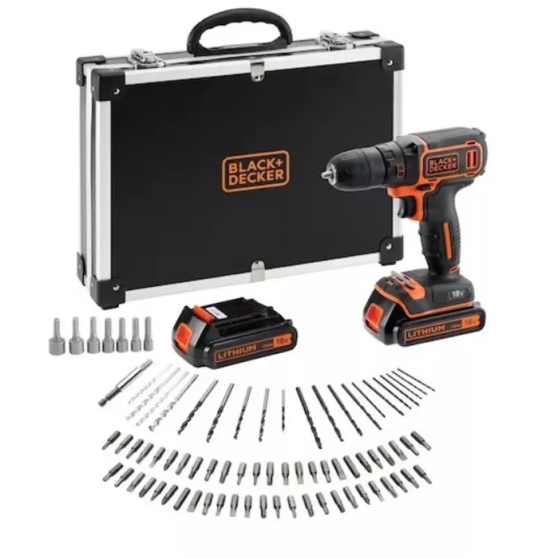 BLACK+DECKER 18V gręžtuvas-suktuvas BDCDC18BAFC-QW