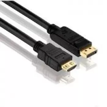 Vaizdo kabelio adapteris PureLink PI5100-010 DisplayPort į HDMI 1 m juodas