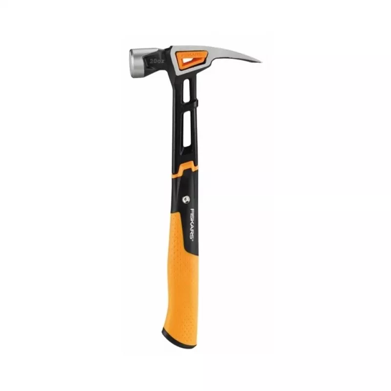 Fiskars 1020214 plaktukas – nagų plaktukas juoda, metalinė, oranžinė