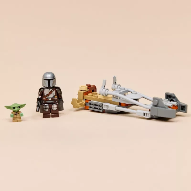 LEGO STAR WARS 75436 Mandaloriečio ir Grogaus greitaeigis motociklas