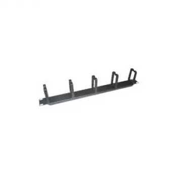 LogiLink Kabelių vedimo plokštė skirstomajai spintelei - RAL 9005 - 1U - 48,3 cm (19 colių)