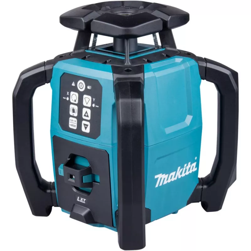 Besisukis lazerinis nivelyras MAKITA SKR001Z, 12V – 40V (mėlynai juodas, be akumuliatoriaus ir įkroviklio, žalia lazerio linija, nešiojimo dėklas)