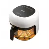 Kepimo puodas Sponge Air Fryer stiklinis 4L skaidrus dizainas