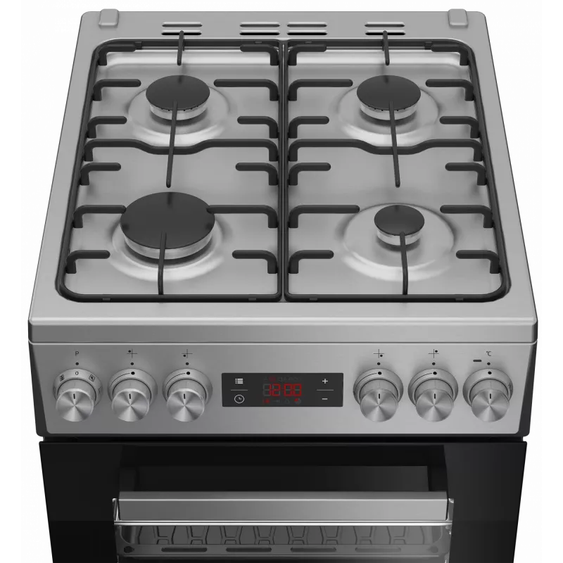 Dujinė viryklė su elektrine orkaite BEKO FSM52321DXDT nerūdijantis plienas 50 cm, energijos klasė A