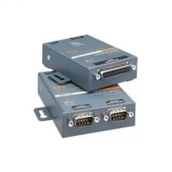Lantronix EDS2100 2 prievadų saugus RS232/422/485 serijinis į IP Ethernet šliuzas - įrenginių serveris - 2 prievadai - 100Mb LAN, RS-232, RS-422, RS-485 (ED2100002-01)