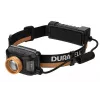 Priekinė lemputė Duracell DH1500R – juoda/oranžinė, įkraunama, laisvų rankų apšvietimas