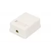 Extralink paviršinis tinklo lizdas, 1x RJ45 CAT5E UTP