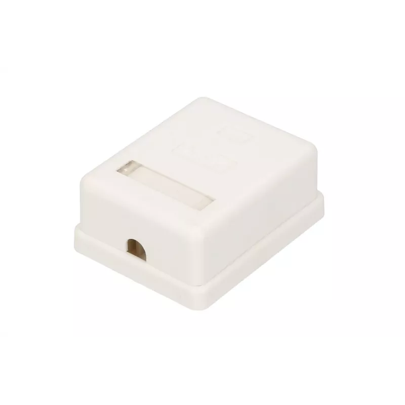 Extralink paviršinis tinklo lizdas, 1x RJ45 CAT5E UTP