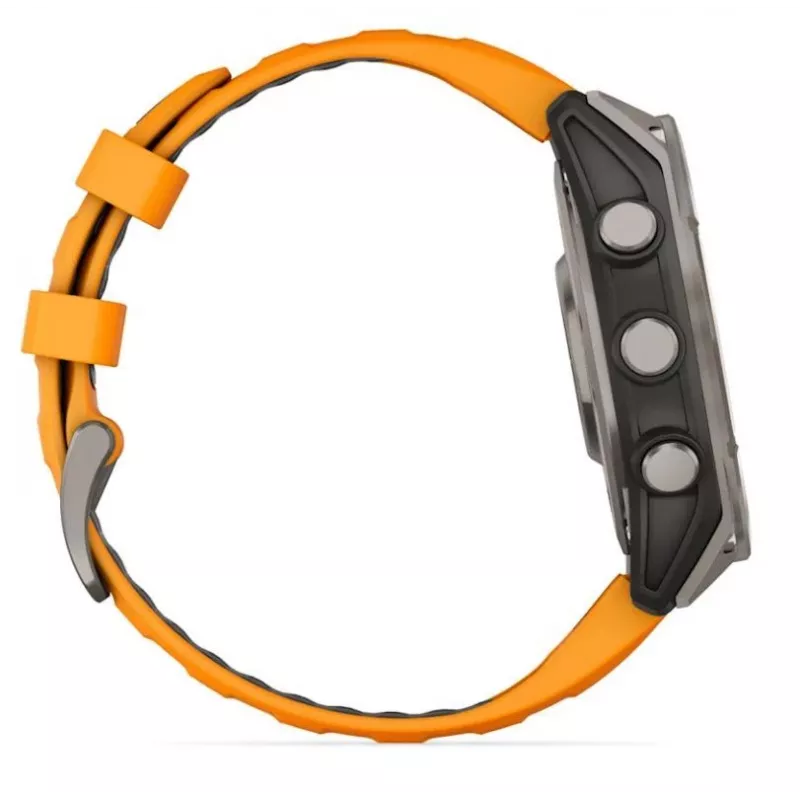 Garmin fenix 8 3,56 cm (1,4 inch) AMOLED 47 mm Skaitmeninis 454 x 454 pikseliai Liečiamas ekranas Grafitas Wi-Fi GPS (palydovas)