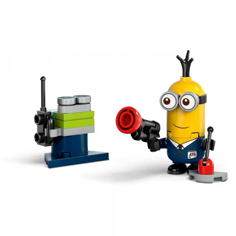 LEGO Despicable Me Minionai ir Bananinis Automobilis – Filmų Rinkinys Vaikams nuo 6 Metų, Maža Transporto Priemonė, Dovana Kūrybingiems Gerbėjams
