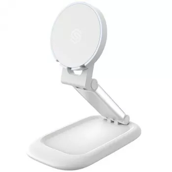 Magnetinis stovas SODI BM-310 baltas MagSafe – magnetinis telefono stovas, suderinamas su MagSafe įkrovikliais
