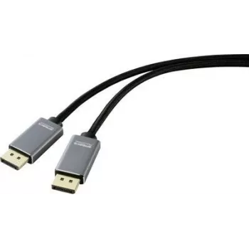 SpeaKa Professional DisplayPort kabelis [1x DisplayPort kištukas - 1x DisplayPort kištukas] 5,00 m Juodas (SP-8993892)