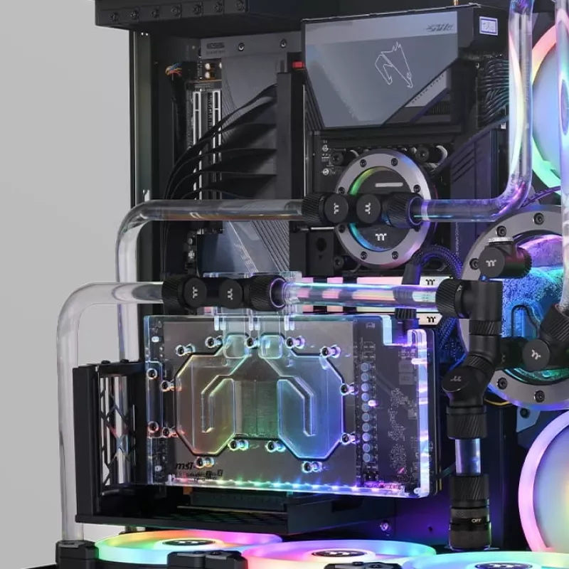 Thermaltake Pacific kietasis vamzdelis 16mm išorinis skersmuo 12mm vidinis skersmuo 500mm 4 vnt. pakuotė (CL-W434-PL16TR-A)