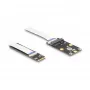 DeLOCK Converter M.2 Key B+M vyriškas į Mini PCIe lizdą lankstus kabelis