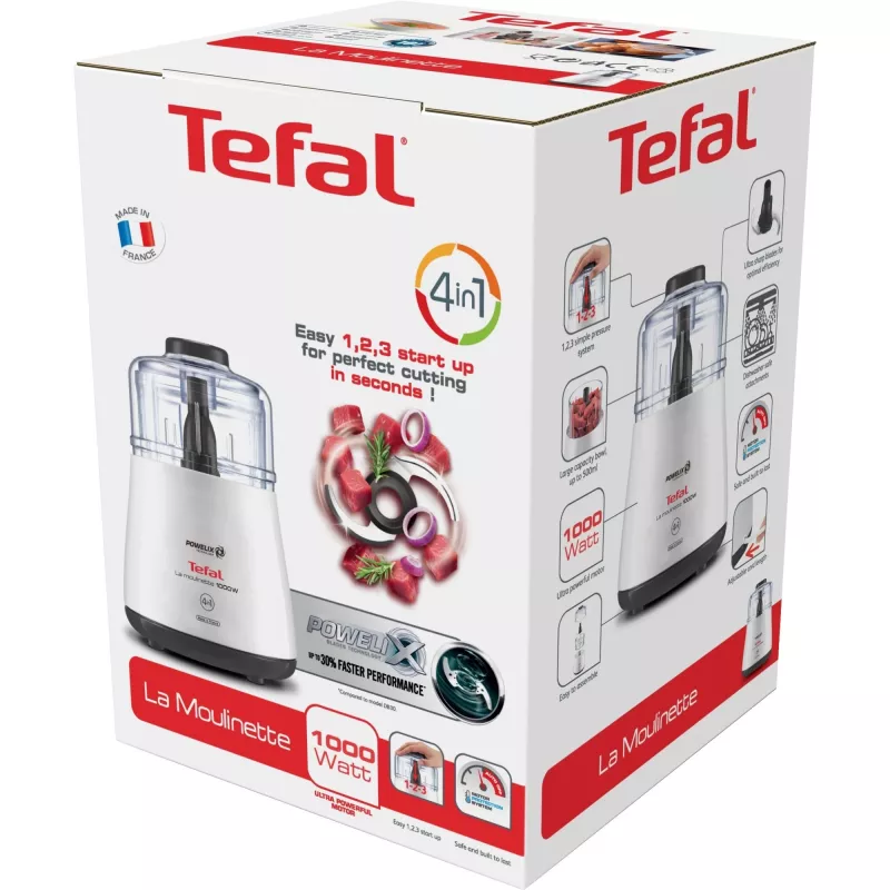 Tefal DPA 130 LA MOULINETTE 1000 1000 W Skaidri, Balta