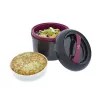 Pietų dėžutė JATA 942 2 L juoda violetinė