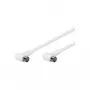 Wentronic Goobay SAT kampinis jungiamasis laidas, F-Quick, 100% ekranuotas, baltas, 5 m - F-Kištukas (Quick) 90° F-Kištukas (Quick) 90° (67344)
