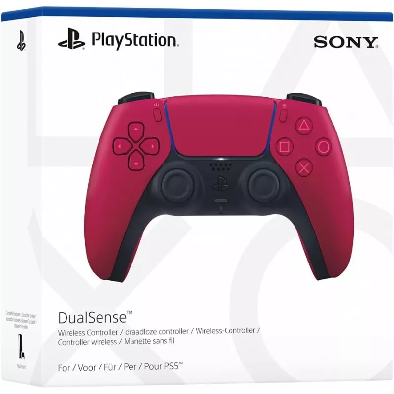 Žaidimų pultas Sony DualSense v3 Raudonas — Bluetooth / USB, USB-C, įmontuota baterija, PS5, 160×106×66 mm