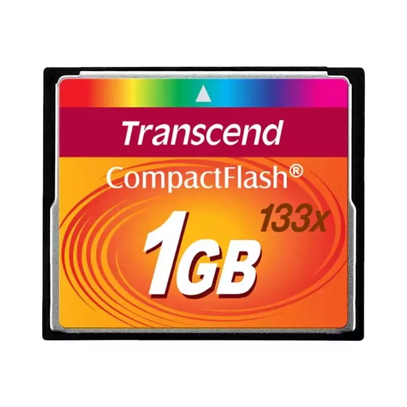 Transcend CompactFlash atminties kortelė – 1GB, 133x (TS1GCF133)
