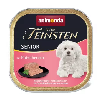 Šlapias šunų ėdalas senjorams Animonda Vom Feinsten Moist Food Senior Turkey 150 g, be glitimo ir sojos