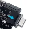 USB 3.0 adapteris GrauGear GG 18025 – Type A lizdas, 180° orientacija