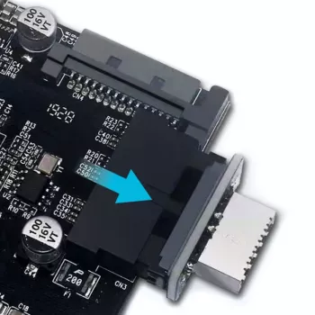 USB 3.0 adapteris GrauGear GG 18025 – Type A lizdas, 180° orientacija