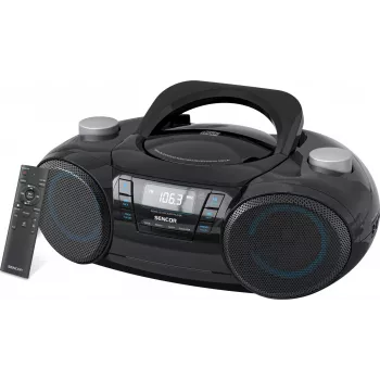 Nešiojamas Bluetooth grotuvas SENCOR SPT4710B – 20 W, Bluetooth 5.3, CD/USB/FM