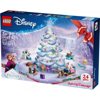 Konstruktorius LEGO Disney „Frozen“ Advento kalendorius 2025 rinkinys 43273 – 231 detalė, 4 minifigūrėlės, nuo 5 metų