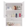 Topeshop POLA MINI DK balta spintelė vonios kambariui Balta