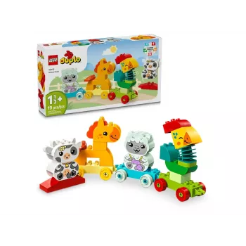 Konstruktorius LEGO DUPLO Gyvūnų traukinukas 10412 – 19 dalių, nuo 1,5 metų