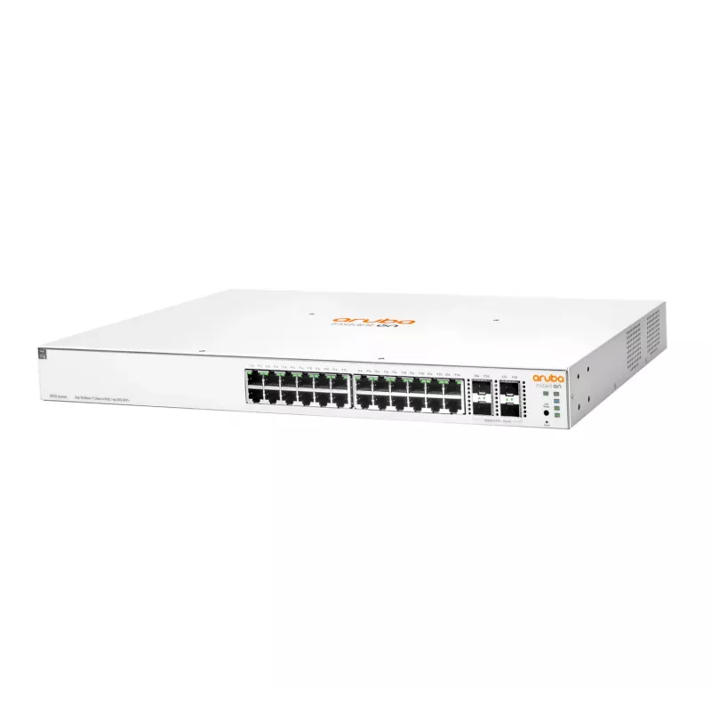 HPE Aruba Networking Instant On 1930 24G PoE 4SFP/SFP+ 370W valdomas L2+ gigabito Ethernet (10/100/1000) jungiklis 1U baltas