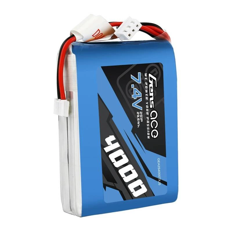 Gens Ace 4000mAh 7.4V 1C LiPo akumuliatorius