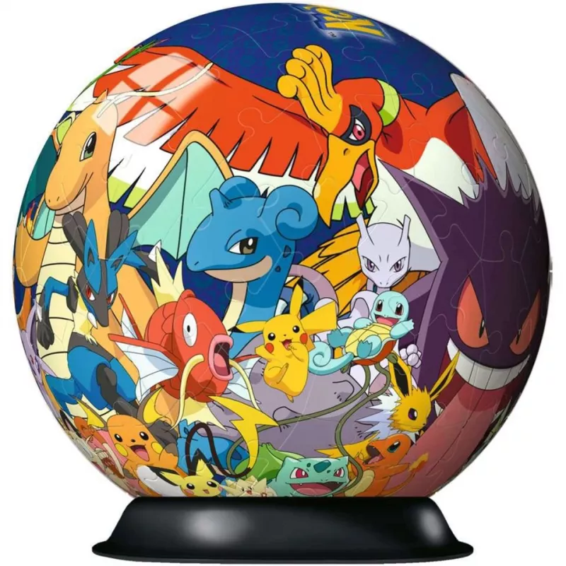 Ravensburger Pokemon 3D dėlionė 72 vnt. Animaciniai personažai