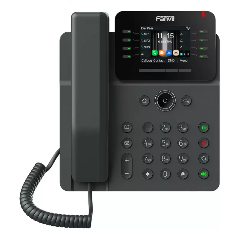 IP telefonas Fanvil V62W juodas