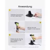 Brūkšninių kodų skaitytuvas Inateck BS04001 2-in-1 belaidis USB įkraunamas rankinis