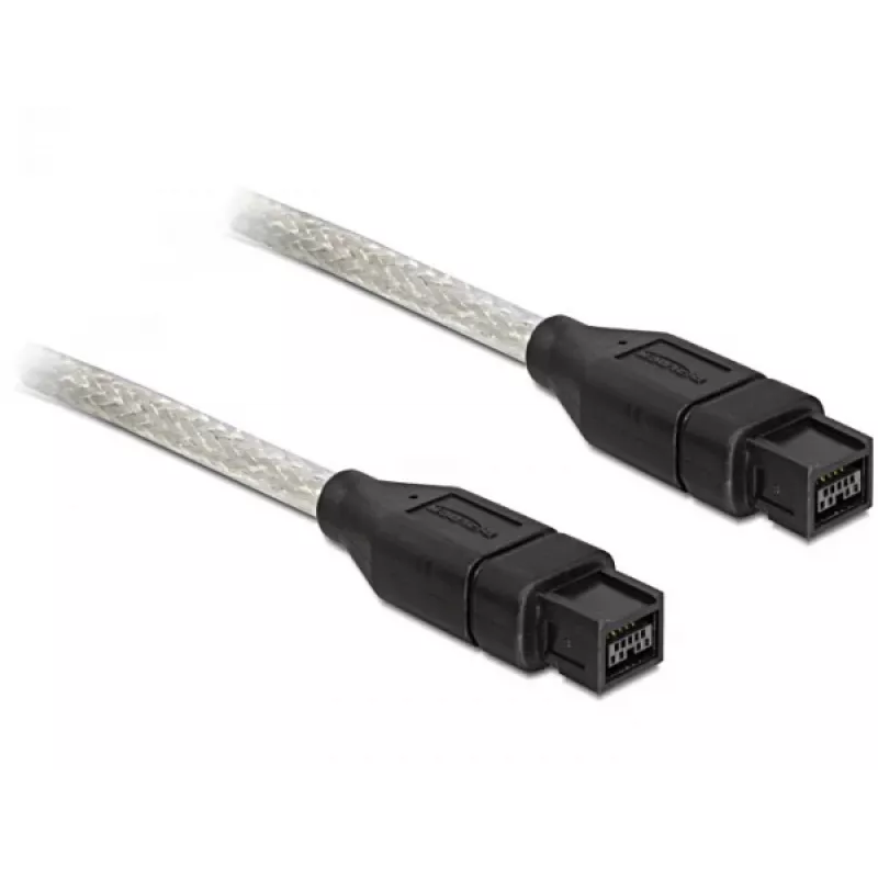 FireWire kabelis DeLOCK FireWire B/B 1,0 m pilkas