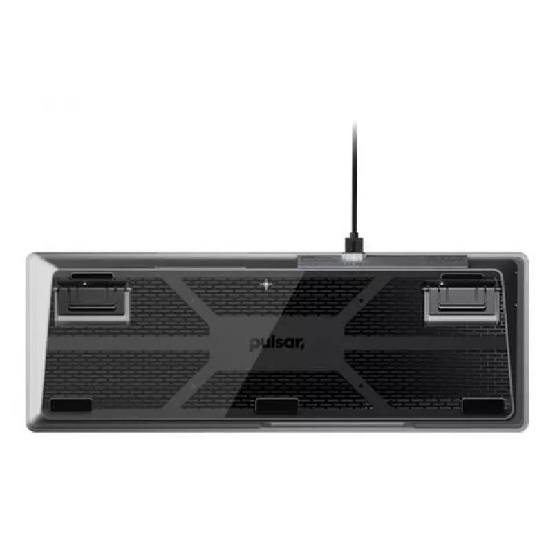 Pulsar PCMK2HE801B klaviatūra USB, TKL/ANSI, juoda