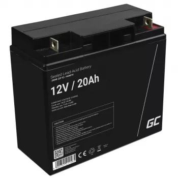 Green Cell AGM10 pramoninis įkraunamas akumuliatorius 12V 20Ah (20000 mAh) sandarus švino rūgšties (VRLA)