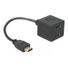HDMI adapteris DeLOCK 65056 0,2 m vyriškas į 2x moteriški