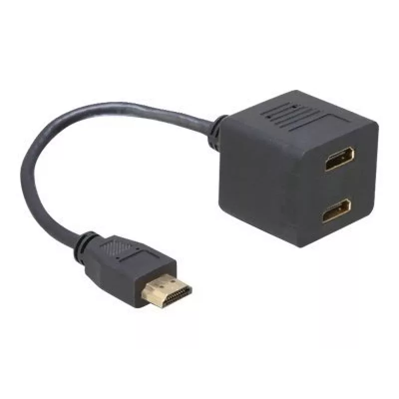 HDMI adapteris DeLOCK 65056 0,2 m vyriškas į 2x moteriški