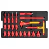 Neo Tools elektriko serviso dėžutė 52 vienetai 22 stiprioje dėžėje
