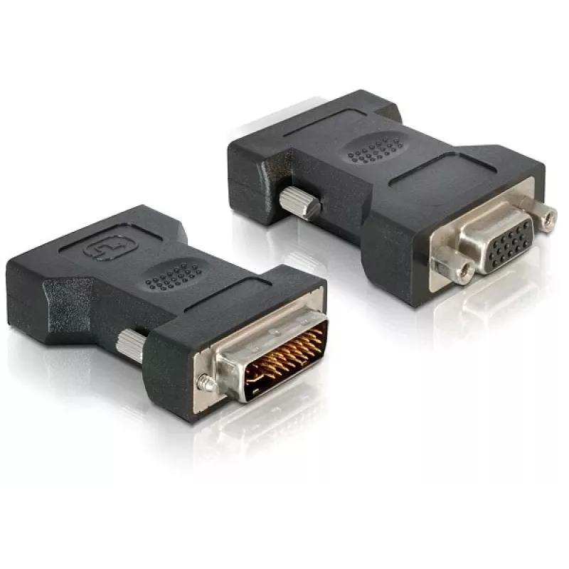 Adapteris Delock VGA 15pin kištukas į DVI 24+5 lizdas 65016